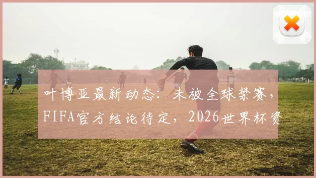 叶博亚最新动态：未被全球禁赛，FIFA官方结论待定，2026世界杯资格悬而未决