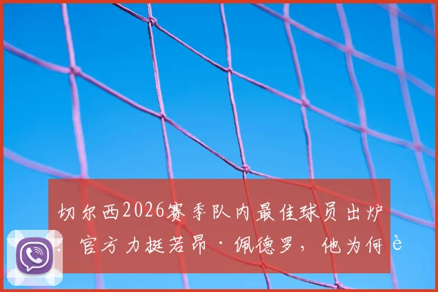 切尔西2026赛季队内最佳球员出炉：官方力挺若昂·佩德罗，他为何能压过众星？